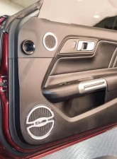 American Car Craft 2Pc Brushed Stainless Steel 5.0 Lower Door Speaker Trim Ford Mustang GT 2015-2020                                     - ACC-271038 - Image 2