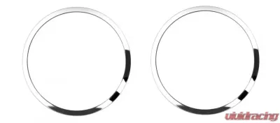 American Car Craft 2Pc Brushed Stainless Steel Door Speaker Trim Ford Mustang 2015-2020 - ACC-271043