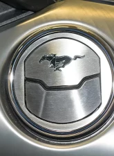 American Car Craft 2Pc Brushed Stainless Steel A/C Vent Etched Pony Style Trim Kit Ford Mustang 2015-2020                                     - ACC-271053 - Image 3