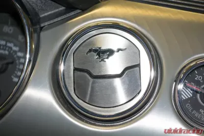 American Car Craft 2Pc Brushed Stainless Steel A/C Vent Etched Pony Style Trim Kit Ford Mustang 2015-2020 - ACC-271053