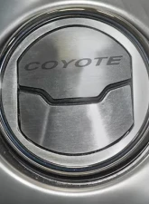 American Car Craft 2Pc Brushed Stainless Steel A/C Vent Trim Kit w/Etched Coyote Ford Mustang 2015-2017                                     - ACC-271060 - Image 2