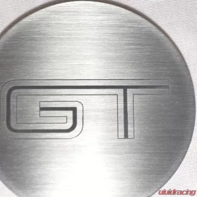 American Car Craft 2Pc Brushed Stainless Steel GT Cup Holder Accent Plates Ford Mustang GT 2015-2020 - ACC-271069