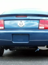 American Car Craft 1Pc Polished Stainless Steel Muffler Plate Ford Mustang V6 2005-2009                                     - ACC-272001 - Image 2