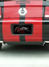 American Car Craft 2Pc Polished Stainless Steel Muffler Plate Ford Mustang GT 2005-2009                                     - ACC-272002 - Image 3