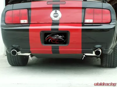 American Car Craft 2Pc Polished Stainless Steel Muffler Plate Ford Mustang GT 2005-2009 - ACC-272002