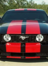 American Car Craft Black Solid Premium Vinyl Custom Racing Stripes Ford Mustang 2005-2009                                     - ACC-272004 - Image 2