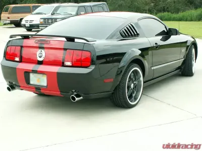 American Car Craft Black Solid Premium Vinyl Custom Racing Stripes Ford Mustang 2005-2009 - ACC-272004