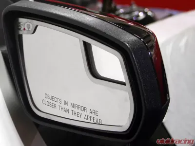 American Car Craft 2Pc 5.0 Style Brushed Stainless Steel Side View Mirror Trim Ford Mustang GT 2011-2013 - ACC-272010