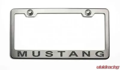 American Car Craft Blue Carbon Fiber License Plate Frame w/Mustang Lettering Ford Mustang 2005-2009 - ACC-272016-BLU