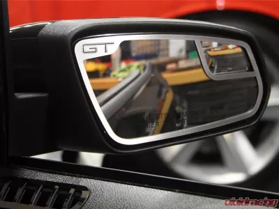 American Car Craft 2Pc GT Style Brushed Stainless Steel Side View Mirror Trim Ford Mustang 2011-2012 - ACC-272018