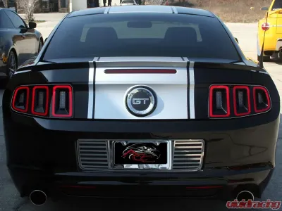 American Car Craft 2Pc Chrome Vinyl Trim Taillight Trim Kit Ford Mustang 2010-2013 - ACC-272024