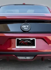 American Car Craft Black Solid Stainless Steel Custom Coyotte License Plate Frame Ford Mustang GT                                     - ACC-272031-SBLK - Image 3