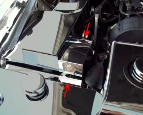 American Car Craft Polished Stainless Steel Stand Alone BCM Cover Ford Mustang V6 2005-2009