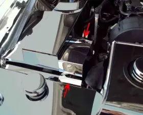 American Car Craft Polished Stainless Steel Stand Alone BCM Cover Ford Mustang GT 2005-2009