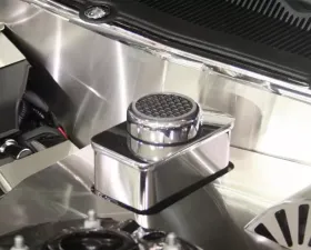 American Car Craft Polished Stainless Master Cylinder Cover w/Chrome Cap Ford Mustang GT 2010-2014