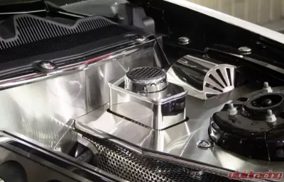 American Car Craft Polished Stainless Master Cylinder Cover w/Chrome Cap Ford Mustang GT 2010-2014 - ACC-273016