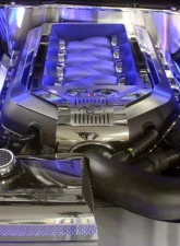 American Car Craft 2Pc Polished Stainless Fuel Rail Covers Perforated w/Cap Cover Ford Mustang GT 2010-2014                                     - ACC-273017 - Image 3