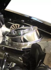 American Car Craft 4Pc Polished/Perforated Stainless Steel Shock Tower Covers Ford Mustang GT 2010-2014                                     - ACC-273023 - Image 3