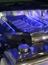 American Car Craft 9Pc White LED Illuminated Engine Shroud Kit Ford Mustang GT 2010-2014                                     - ACC-273028-WHTL - Image 3