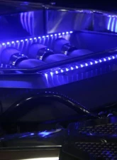 American Car Craft 9Pc White LED Illuminated Engine Shroud Kit Ford Mustang GT 2010-2014                                     - ACC-273028-WHTL - Image 3