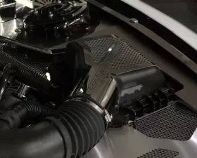 American Car Craft 2Pc Polished Stainless Steel Perforated Air Box Cover Ford Mustang GT 2010-2014