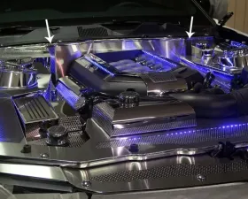 American Car Craft Brushed Stainless Steel False Firewall Ford Mustang GT 2011-2014