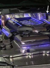 American Car Craft Brushed Stainless Steel False Firewall Ford Mustang GT 2011-2014                                     - ACC-273031 - Image 3