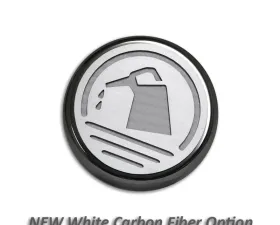 American Car Craft 5Pc White Carbon Fiber Automatic Transmissions Fluid Cap Cover Ford Mustang 2005-2009