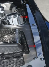 American Car Craft Polished Stainless Red LED Illuminated Fender Top Caps Ford Mustang V6 | GT 2005-2009                                     - ACC-273050-RDL - Image 3