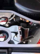 American Car Craft 4Pc Polished w/Brushed Trim Front Header Plate Ford Mustang 2015-2017                                     - ACC-273054 - Image 2