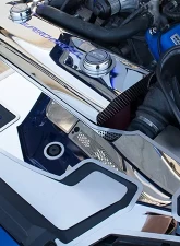 American Car Craft 3Pc Polished/Perforated Stainless Steel Front Header Plate Ford Shelby Mustang 2012-2014                                     - ACC-273066 - Image 3