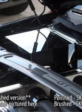 American Car Craft Brushed Stainless Steel Battery Cover Ford Mustang GT 2010-2014                                     - ACC-273068 - Image 2