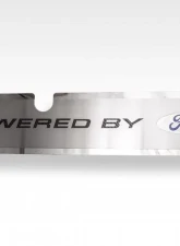 American Car Craft Black Solid Powered by Ford Vanity Plate Radiator Cover Ford Mustang GT 2015-2017                                     - ACC-273071-SBLK - Image 2