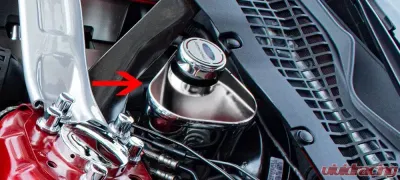 American Car Craft Polished Stainless Steel Master Cylinder Cover Ford Mustang 2015-2023 - ACC-273082