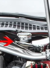 American Car Craft Polished Stainless Steel Master Cylinder Cover Ford Mustang 2015-2023                                     - ACC-273082 - Image 3