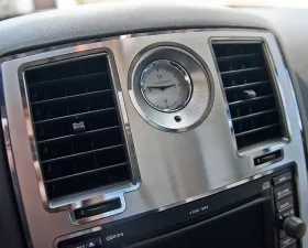 American Car Craft Brushed Stainless w/Polished Center Dash Trim Chrysler 300 2005-2010