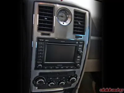 American Car Craft Brushed Stainless w/Polished Center Dash Trim Chrysler 300 2005-2010 - ACC-301001