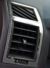 American Car Craft 2Pc Stainless Steel A/C Vent Trim Outer Brushed Stainless w/Polished Trim Chrysler 300 2005-2010                                     - ACC-301003 - Image 2