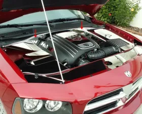 American Car Craft Polished Stainless Steel False Firewall Dodge Charger | Magnum | Chrysler 300C 2005-2010