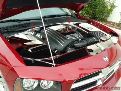 American Car Craft Polished Stainless Steel False Firewall Dodge Charger | Magnum | Chrysler 300C 2005-2010 - ACC-303005