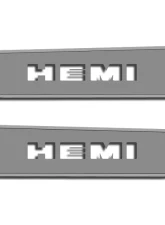 American Car Craft 2Pc Brushed Stainless Steel Front Door Badges Dodge Charge | Chrysler 300 2011-2013                                     - ACC-331007 - Image 2