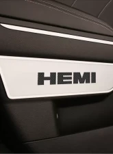 American Car Craft 2Pc Brushed Black Front Door Badges w/HEMI Inlay Dodge Charge | Chrysler 300 2011-2013                                     - ACC-331008-BBLK - Image 3