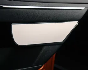 American Car Craft 2Pc Brushed Stainless Steel Rear Door Badges Dodge Charger 2011-2014