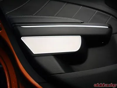 American Car Craft 2Pc Brushed Stainless Steel Rear Door Badges Dodge Charger 2011-2014 - ACC-331009