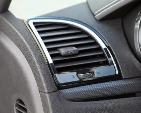 American Car Craft Outer Polished/Brushed Stainles Steel A/C Vent Trim Chrysler 300 2011-2018
