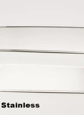 American Car Craft 2Pc Brushed Stainless Front Door Badges Dodge Charger 2011-2018                                     - ACC-331044 - Image 2