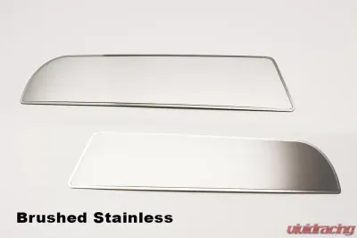 American Car Craft 2Pc Brushed Stainless Front Door Badges Dodge Charger 2011-2018 - ACC-331044