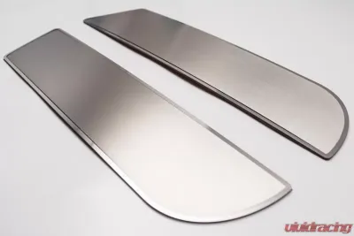 American Car Craft 2Pc Brushed Stainless Front Door Badges Dodge Charger 2011-2018 - ACC-331044