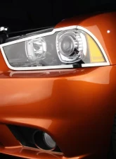 American Car Craft 2Pc Polished Stainless Steel Headlight Trim Rings Dodge Charger 2011-2013                                     - ACC-332001 - Image 3