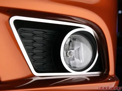 American Car Craft 2Pc Polished Stainless Steel Fog Light Trim Rings Dodge Charger 2011-2013 - ACC-332002